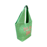 Green & Pink Full of Shit Oversized Bag