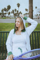 The Court to Cafe Zip Up Hoodie