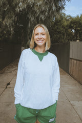 The Retro Courtside Pocket Crewneck