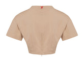 Free Heaven Crop Tshirt - Warm Taupe