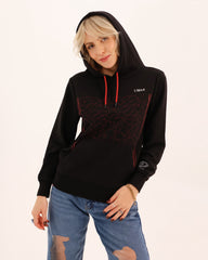 Silent Flame Black Hoodie