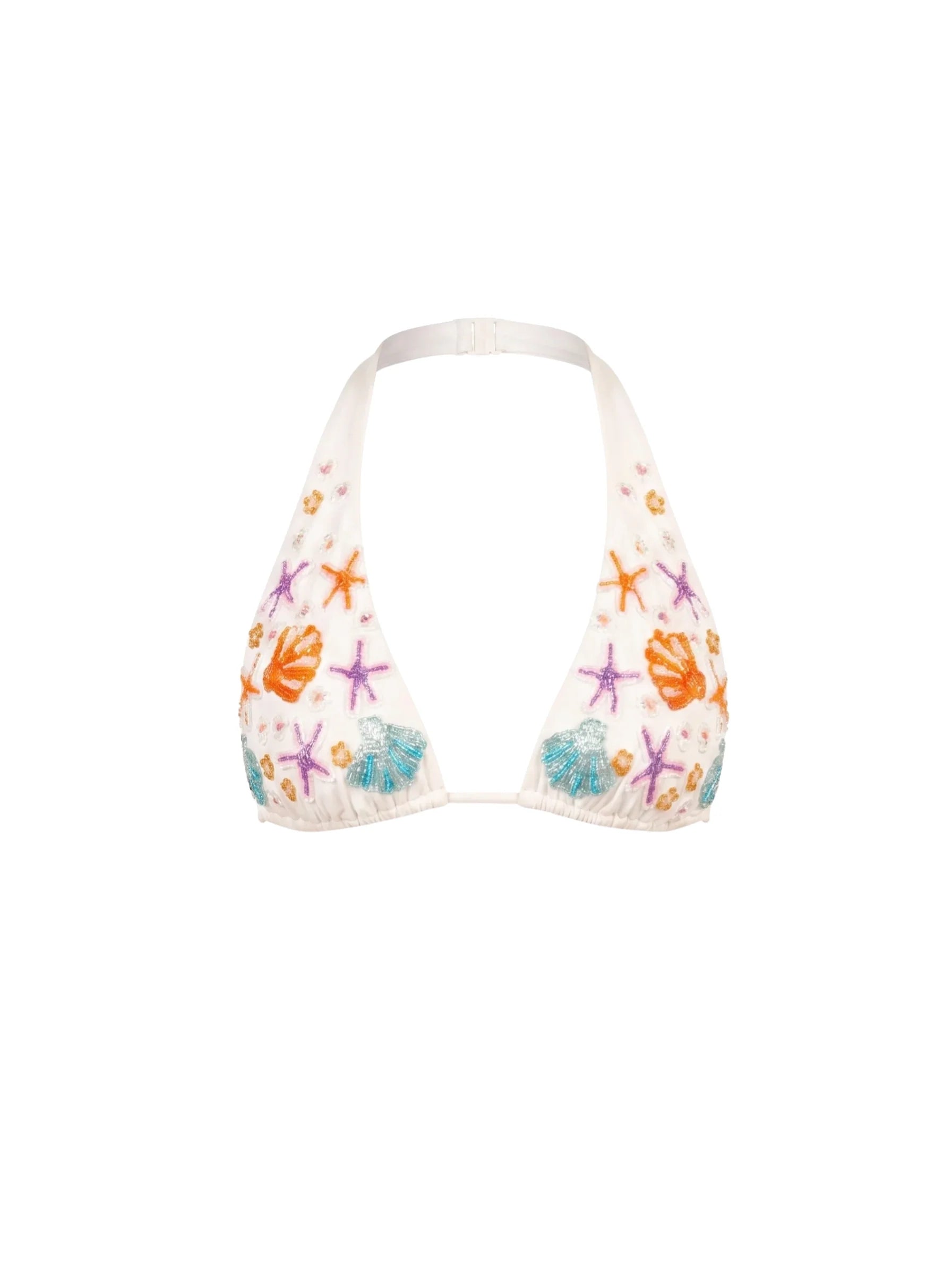 Scarlett Hand Embroidered Luxe Bikini Top