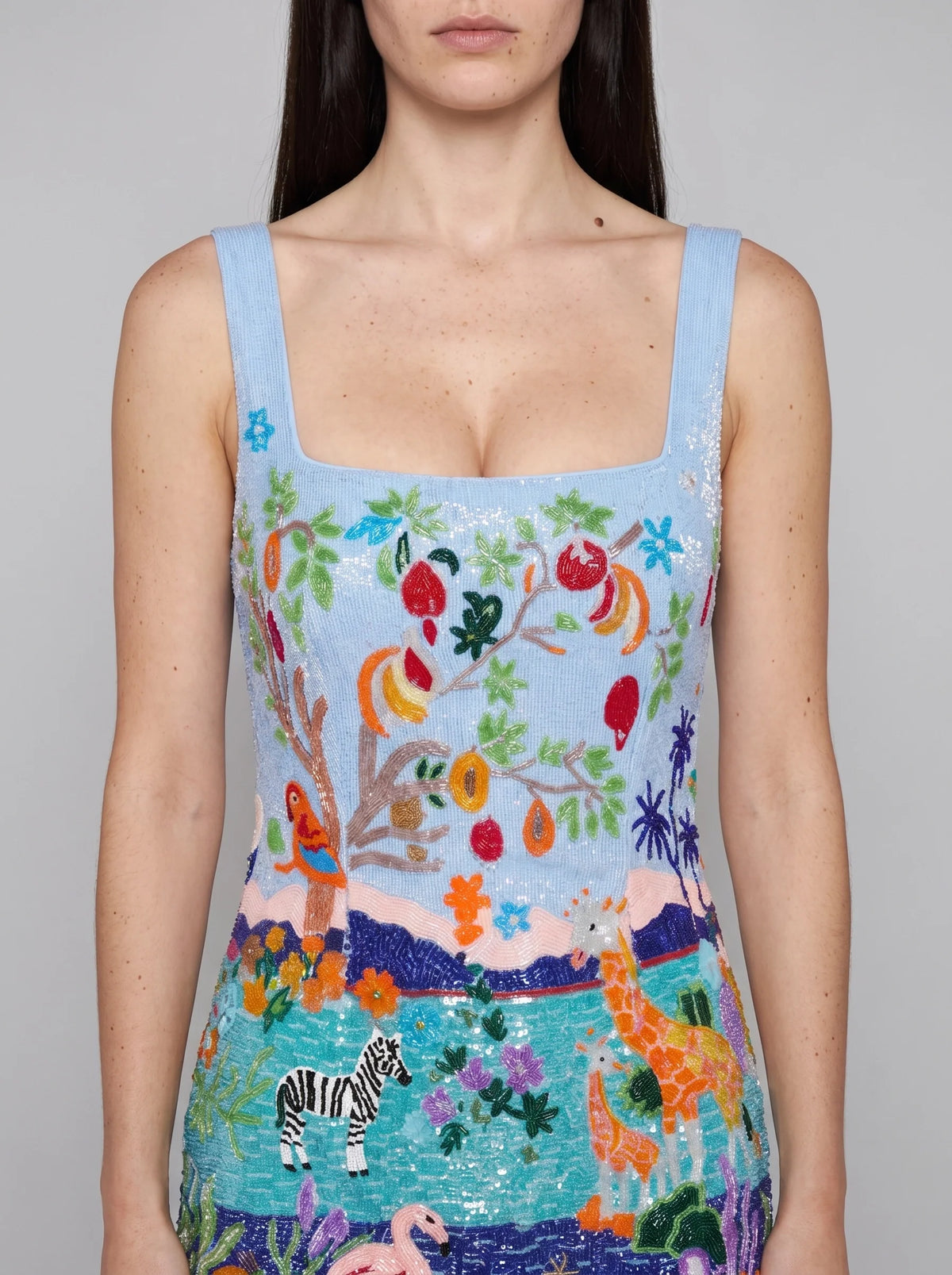 Safari Lagoon Beaded Dress