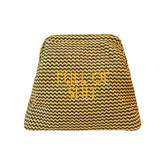 Full of Shit Gold Straw Clutch
