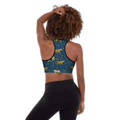 Sports Bra in Leopards Land