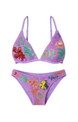 Disney | Oceanus Sea Lilac Fully Beaded Bikini Bottom