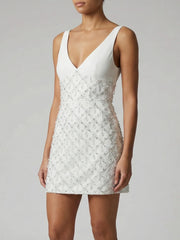 Noelle Embellished Mini Dress