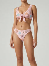 Orla Tie in the Middle Bikini Bottom Pink