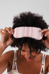 Viola Ethical-Cotton Eye Mask - Blush Pink