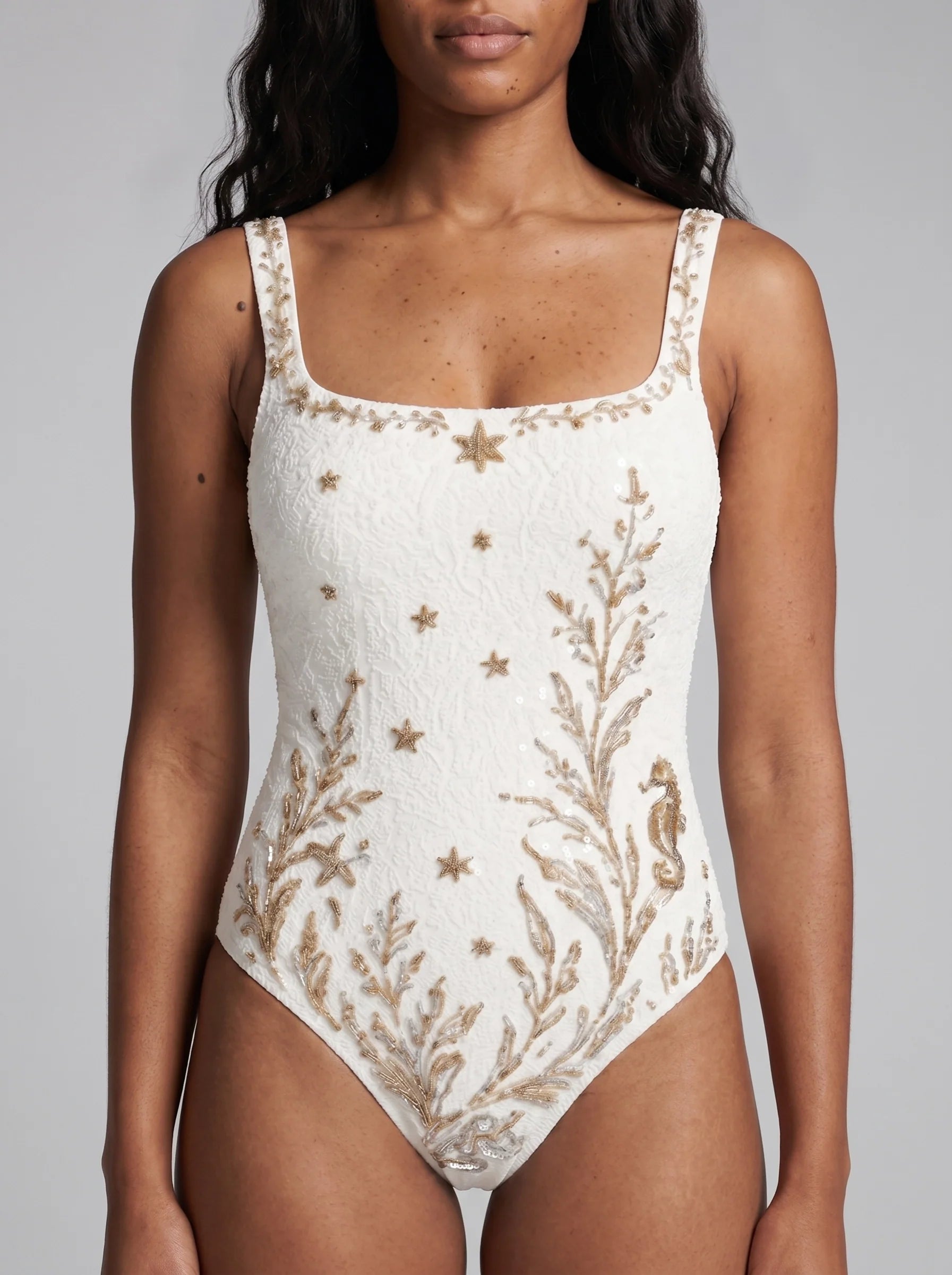 Coastal White Swimsuit