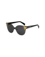 Oceanus X SOJOS Glowheart Sunglasses Black