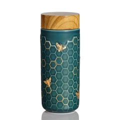 Honey Bee Ceramic Travel Mug