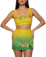 Disney | Oceanus Ariel Co-Ord Top in Yellow
