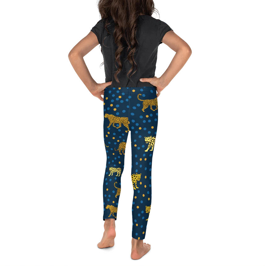 Kids Leggings in Leopards Land