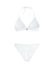 Marissa Hand Embroidered Luxe Bikini Top - White