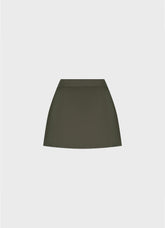 Logo Print Court Skirt - Sage Green