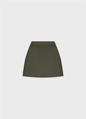 Logo Print Court Skirt - Sage Green