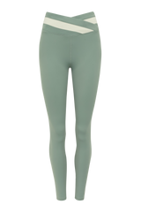 YOGAFLOW WRAP WAIST LEGGINGS DUO SOFT SAGE