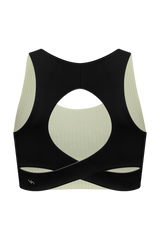 YOGAFLOW REVERSIBLE SPORTS BRA MEDIUM SUPPORT DUO BLACK