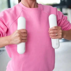 Dumbbell Strength Bars - 4kg Pair Weights White