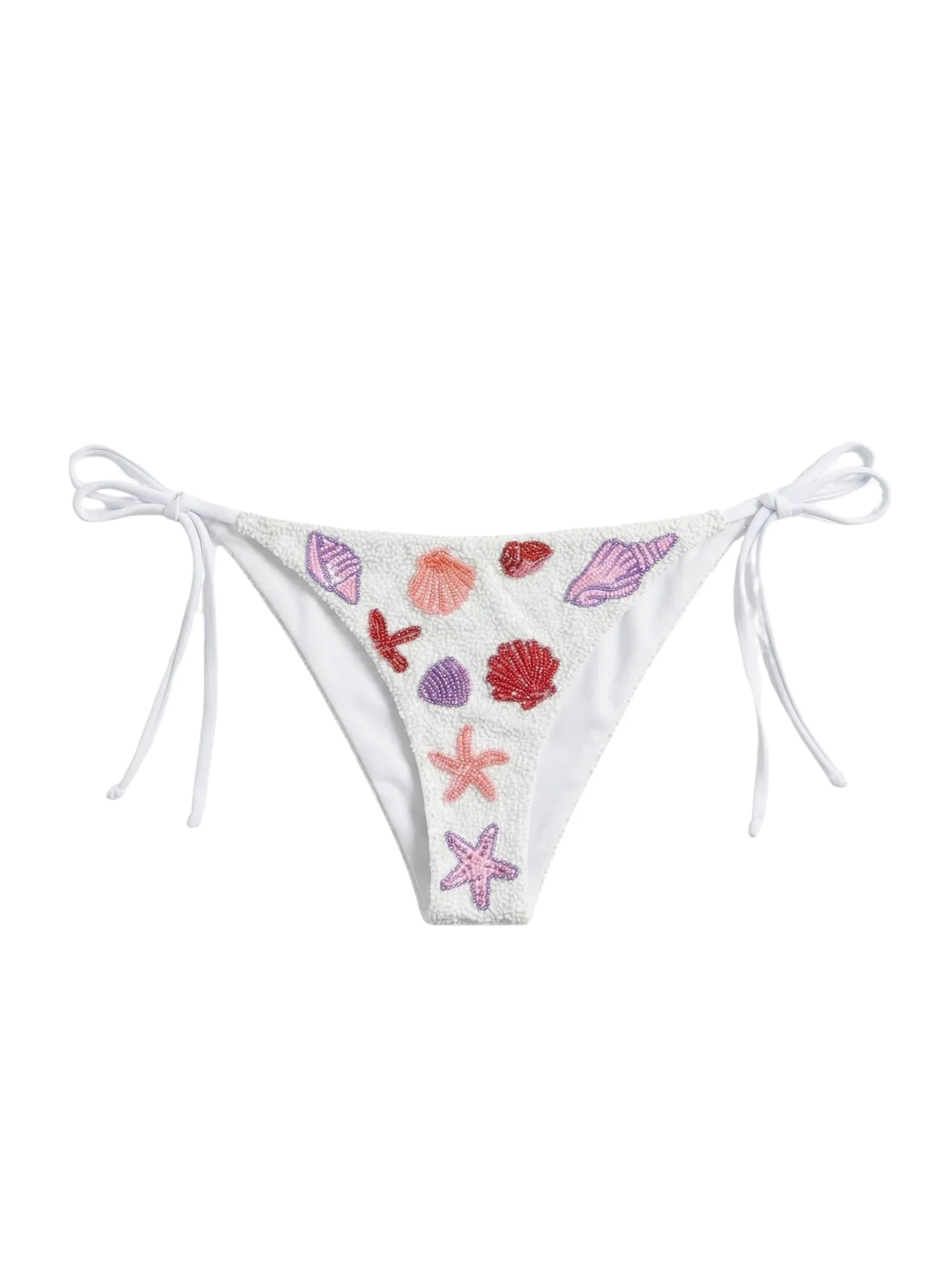 Helia Beaded Bikini Bottom Daphne X Oceanus