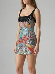 Montrose Black Mini Dress