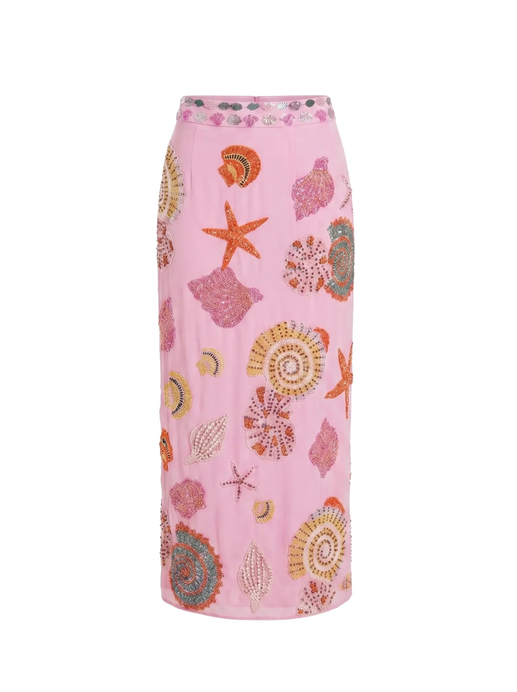 New York Hand-Embroidered Skirt