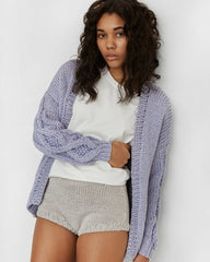 Tom: Lilly Blue Cotton Cardigan