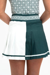 Victory Link Skirt| Green & White