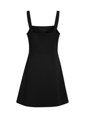 Aurelia Embroidered Luxury Sequin Mini Dress - Black