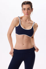 WAVE BRALETTE - NAVY
