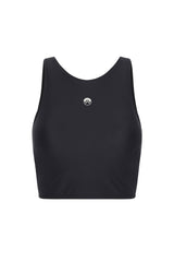 Rhône High Neck Sports Bra Crop Top River