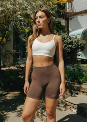 Palmaire Brown Seamless Shorts