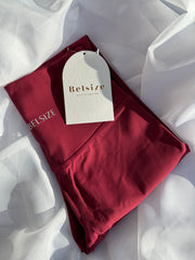 Airbrushed Burgundy Leggings