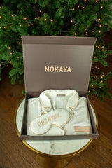 Bamboo Short Pyjama Set in Unbleached Cotton