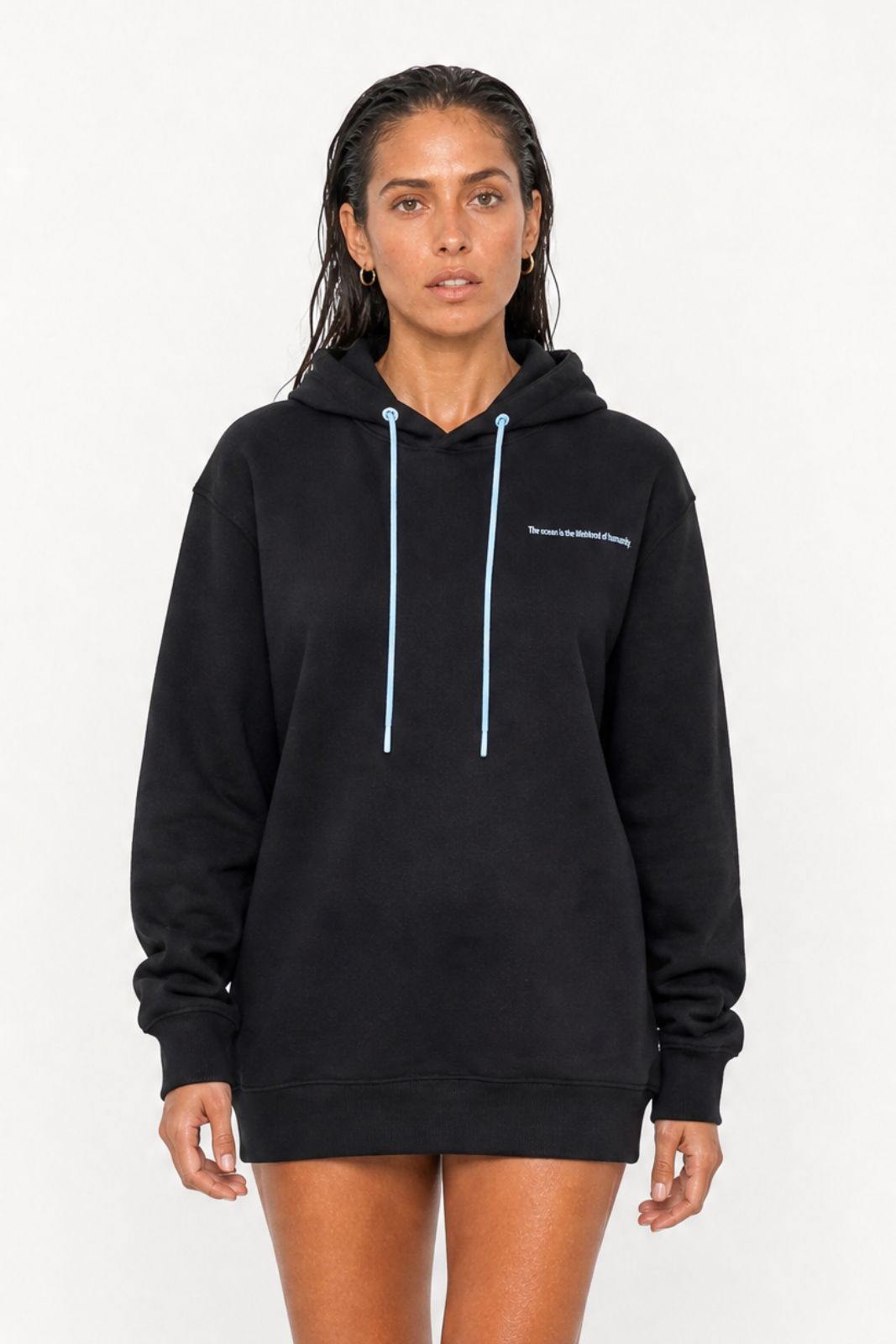 Ocean Hoodie ― Black