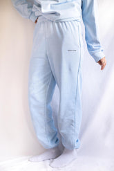 Washed Sky Blue Joggers