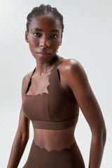 Scallop Cross Back Matching Set