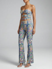 Eden Cut-Out Flared Jumpsuit