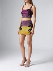 Palm Dusk Mini Skirt
