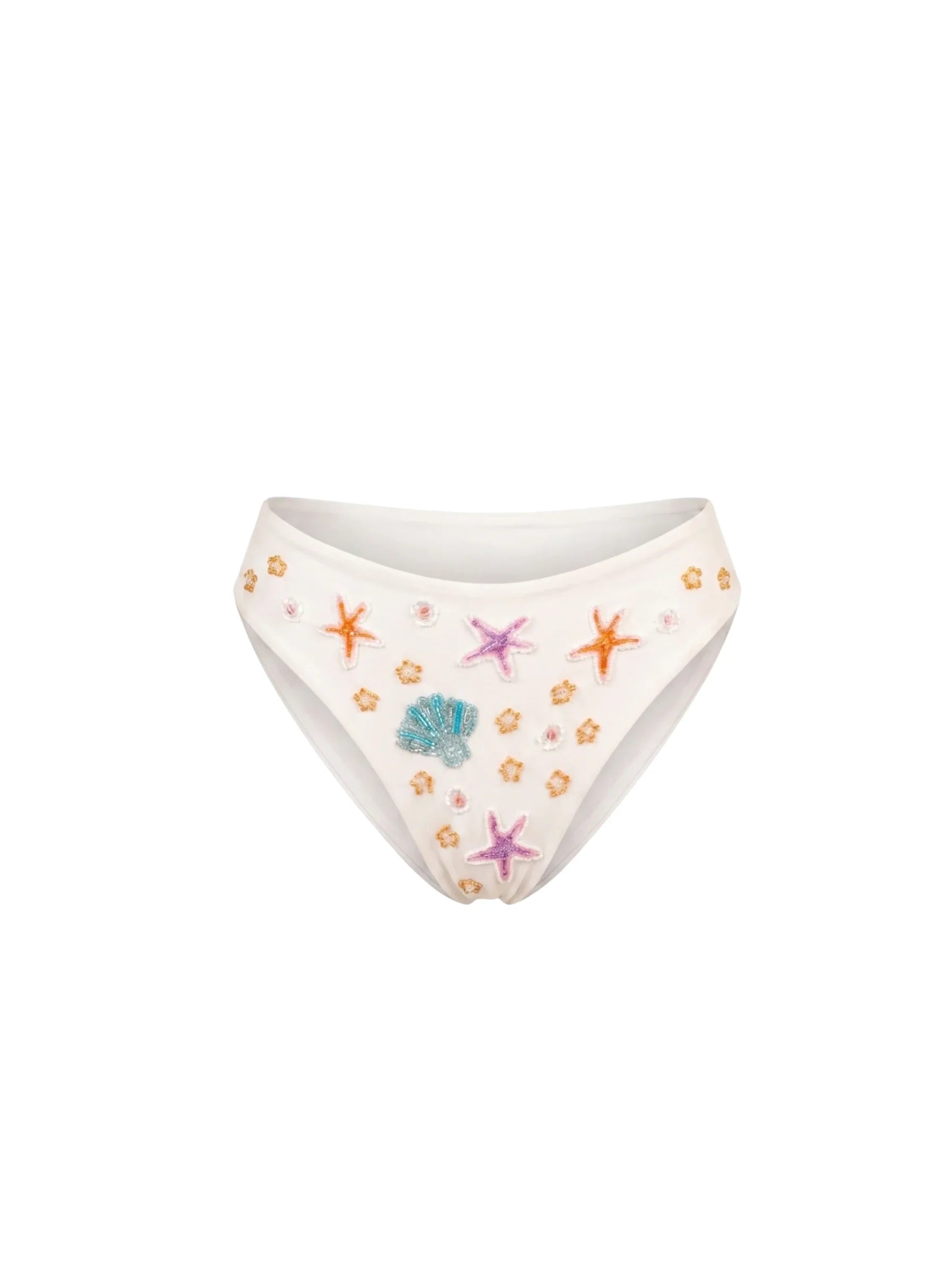 Scarlett Hand Embroidered Luxe Bikini Bottom