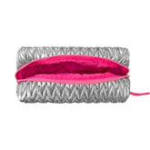 Silver Wipes & Dipes Cosmetic Bag
