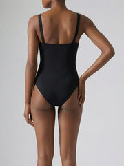 Selene Sea Shell Swimsuit in Black