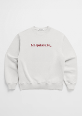 LET SPIDERS LIVE CREWNECK
