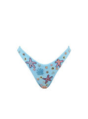 Fia Tropical Hand Embroidered Bikini Top Only