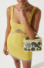New Orleans Box Bag in Yellow