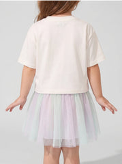 Beach Vibe Kids White T-Shirt