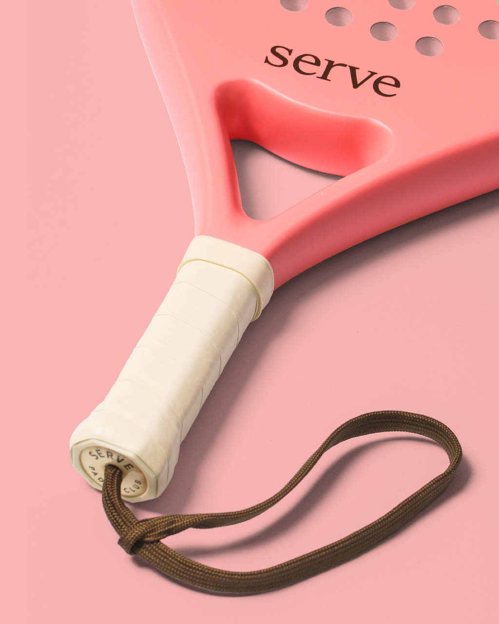 Pastel Peach Padel Racquet