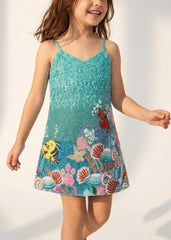 Oceanus | Disney Kids Neptune Dress in Blue