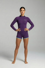 Horizonia Yulex® Springsuit Wetsuit Boyleg ― Purple